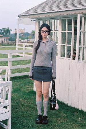White Knit Sweater for Women - Autumn Winter 2025, Chic Lazy Vibe, High-End Feel, Cozy Fashion Essential