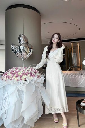 White Lace Sleeveless Dress for Women - Mid-Length Summer Style, Moonlight Design, Elegant and Timeless Fashion