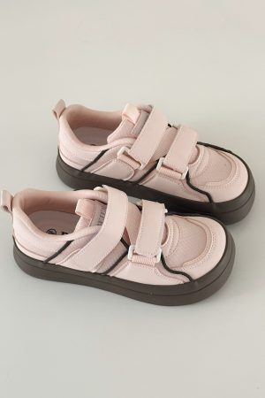 White Thick-Soled Velcro Sneakers for Women - 2025 Casual Versatile Sports Shoes with Big Toe Design