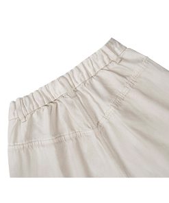 White Wide-Leg Casual Pants with Scratched Cat Whiskers - Baggy Curved Blade Design, Y2K Inspired Denim Trousers for Trendy Style