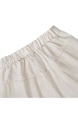 White Wide-Leg Casual Pants with Scratched Cat Whiskers - Baggy Curved Blade Design, Y2K Inspired Denim Trousers for Trendy Style