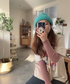 Wide-Brimmed Wool Hat - Face-Slimming Sweet Bean Bowl Hat in Korean Style for Cozy Fashion