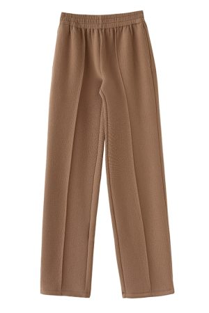 Wide-Leg Casual Sweatpants with Strong Twisted Texture and Three-Dimensional Cutting, Relaxed Elastic Waist, Trendy 2025 Style