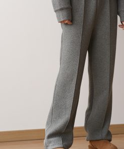 Wide-Leg Casual Sweatpants with Strong Twisted Texture and Three-Dimensional Cutting, Relaxed Elastic Waist, Trendy 2025 Style