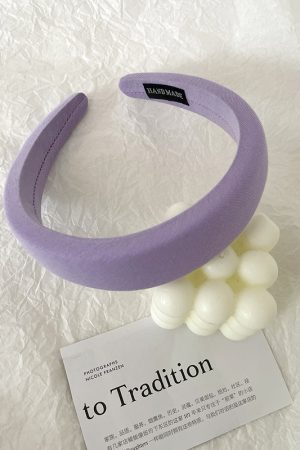 Wide Sponge Headband for Women - Summer Fairy-Style Hair Accessory, Perfect for Face Washing & Autumn/Winter Hairpin