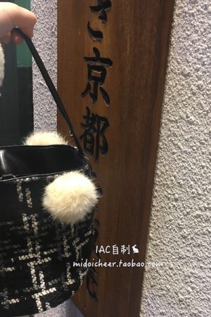 Winter Limited Edition Rabbit Fur Crossbody Bucket Handbag - Woolen Design, Stylish Small Tail Detail, Perfect for Y2K & Korean Style Looks