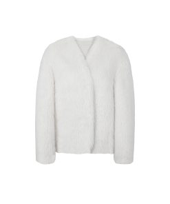 Winter Plush Faux Fur One-Piece Coat for Women - Thick Vintage Imitation Fox Fur, Eco-Friendly, Cozy Outerwear