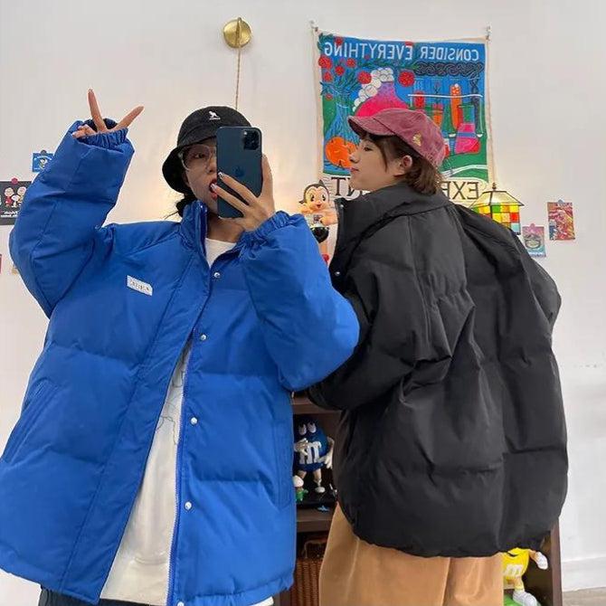 Woman Clothes Aesthetic, Blue Jean Maxi Skirt Outfit - Indie High Neck Puffer Jacket Woman Clothes Aesthetic, Blue Jean Maxi Skirt Outfit - Indie High Neck Puffer Jacket