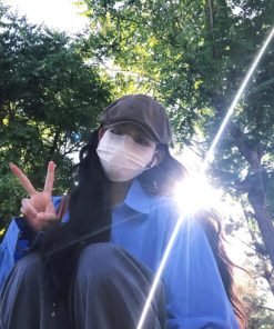 Women's 2025 New Pumpkin Blue Long Sleeve Casual Shirt - Loose Commuter Elegant Basic Top