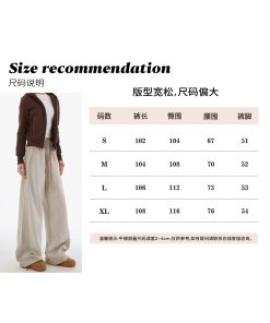 Women's 2025 Spring Casual Sports Pants - American Style Loose Slimming Patch Straight Leg Trousers for Everyday Wear