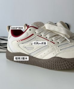 Women's 2025 Versatile White Sneakers - Soft Sole Design for Comfort, Trendy and Stylish Footwear for Everyday Wear
