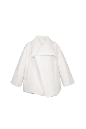 Women's 90% White Duck Down Lapel Short Jacket - Stylish Winter Bread Jacket for Y2K and Korean Style Fashion