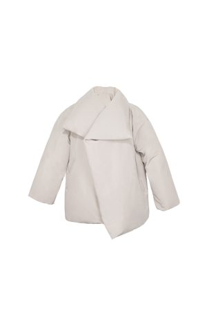 Women's 90% White Duck Down Lapel Short Jacket - Stylish Winter Bread Jacket for Y2K and Korean Style Fashion