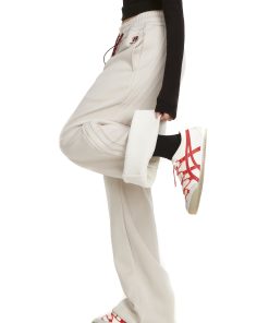 Women's American Style Street Pants - Straight Leg Loose Fit Drawstring Hip Hop Dance Casual Trousers for Everyday Wear