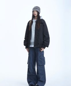 Women's American Vintage Flight Jacket 2025 - Casual Versatile Coat in Neutral Style, Streetwear Inspired