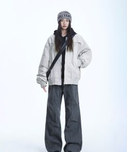 Women's American Vintage Flight Jacket 2025 - Casual Versatile Coat in Neutral Style, Streetwear Inspired