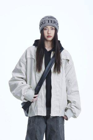 Women's American Vintage Flight Jacket 2025 - Casual Versatile Coat in Neutral Style, Streetwear Inspired