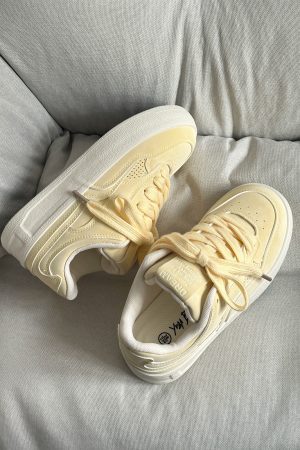 Women's American Vintage Platform Sneakers - 2025 Spring Thick-Soled Casual Sports Shoes, Versatile Training Footwear