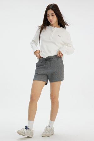 Women's Athletic Knitted Shorts - Casual Slim Fit Elastic Waist Summer Shorts for Leisure Activities, Perfect for Active Days