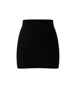 Women's Autumn Winter Wool Blend Half Turtleneck Loose Knit Sweater and Skirt Two-Piece Set - Cozy Chic Layering