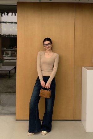 Women's Black Fleece-Lined Wide-Leg Jeans - Versatile Loose Straight Pants for Autumn and Winter Style