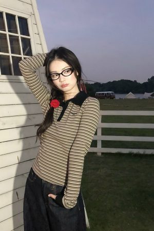 Women's Black Long Sleeve T-Shirt - High-End Slimming Base Layer for Autumn & Winter 2025, Trendy Fashion Essential