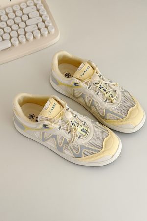 Women's Breathable Mesh Slip-On Training Shoes - Casual White Sports Sneakers for Summer 2025