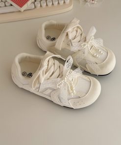 Women's Breathable Training Shoes - 2025 Summer Thick-Soled Versatile White Sneakers for Fitness and Everyday Wear