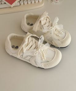 Women's Breathable Training Shoes - 2025 Summer Thick-Soled Versatile White Sneakers for Fitness and Everyday Wear