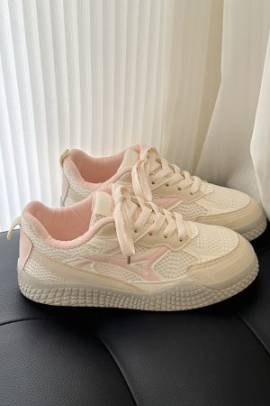 Women's Breathable Training Shoes, Thick-Soled Versatile Sneakers, 2025 Summer Style, Lightweight Little White Shoes