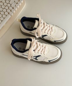 Women's Breathable Training Shoes, Thick-Soled Versatile Sneakers, 2025 Summer Style, Lightweight Little White Shoes