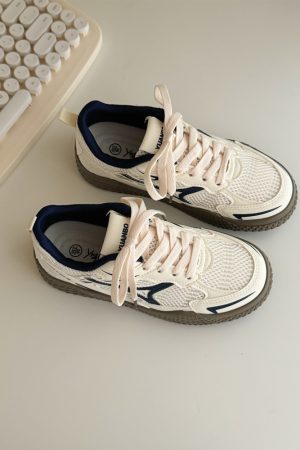 Women's Breathable Training Shoes, Thick-Soled Versatile Sneakers, 2025 Summer Style, Lightweight Little White Shoes