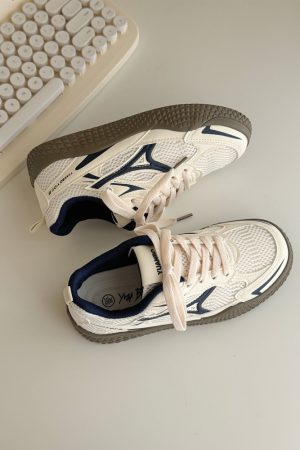 Women's Breathable Training Shoes, Thick-Soled Versatile Sneakers, 2025 Summer Style, Lightweight Little White Shoes