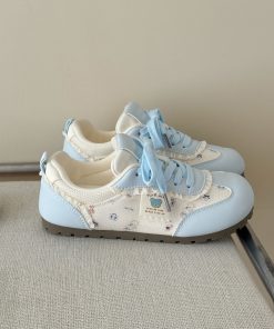 Women's Breathable White Thick-Soled Sneakers - Versatile Summer 2025 Soft Bottom Shoes