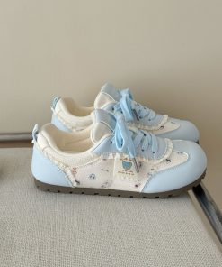 Women's Breathable White Thick-Soled Sneakers - Versatile Summer 2025 Soft Bottom Shoes