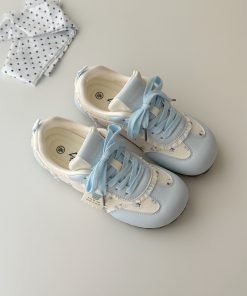 Women's Breathable White Thick-Soled Sneakers - Versatile Summer 2025 Soft Bottom Shoes