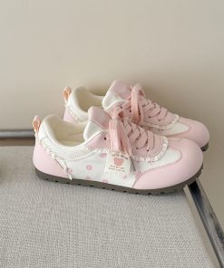 Women's Breathable White Thick-Soled Sneakers - Versatile Summer 2025 Soft Bottom Shoes