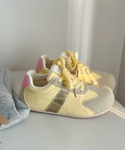 Women's Casual Ballet Wind Training Shoes - 2025 Spring Fashion Puff Sneakers, Cute Ugly Style Sports Footwear