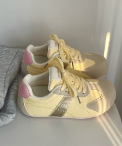 Women's Casual Ballet Wind Training Shoes - 2025 Spring Fashion Puff Sneakers, Cute Ugly Style Sports Footwear