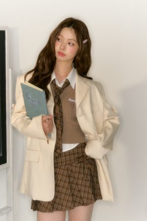 Women's Casual Elegant Blazer - High-End Small Suit for Spring and Autumn - Fashionable Layering Piece