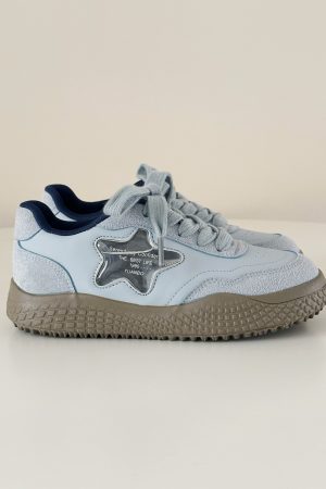 Women's Casual Soft-Bottom Star Sneakers - Versatile White Sports Shoes for 2025, Perfect for Everyday Wear and Active Lifestyle