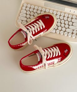Women's Casual Thick-Soled White Sneakers - Breathable Canvas Shoes for Summer 2025, Trendy and Stylish Footwear