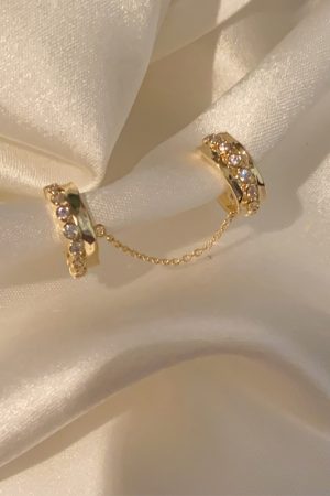 Women's Clip-On Ear Bone Earrings, High-End Korean Style, 2025 New Trend, Niche Design for Effortless Elegance