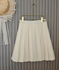 Women's College Style Collarless Suit Jacket - Pudding Bear Inspired JK Uniform Set for Spring 2025