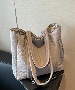 Women's Diamond Quilted Commuter Tote Bag - Spring/Summer Down Cotton Crossbody Shoulder Bag, 2025 Fashion Must-Have