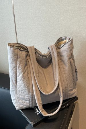 Women's Diamond Quilted Commuter Tote Bag - Spring/Summer Down Cotton Crossbody Shoulder Bag, 2025 Fashion Must-Have