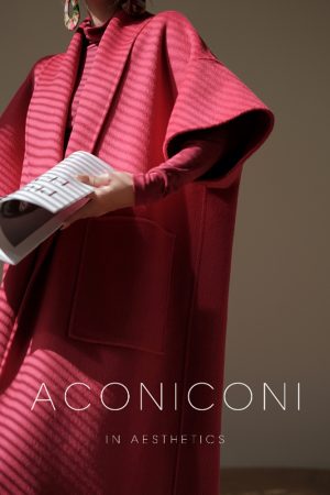 Women's Double-Sided Woolen Overcoat in Sauce Plum - 100% Australian Wool, Hepburn Style, Autumn Winter Fashion