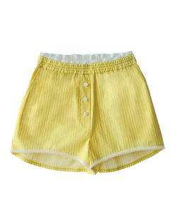 Women's Fitted Fishbone Top and Shorts Set - Pure Cotton Casual Outfit for a High-End Feel - Chic Summer Style