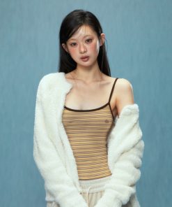 Women's Fluffy Lamb Wool Coat - Cute Korean Style Shearling Winter Outerwear 2025