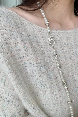 Women's French Alpaca Wool Knitted Sweater with Slightly Flared Sleeves - Elegant Winter Fashion